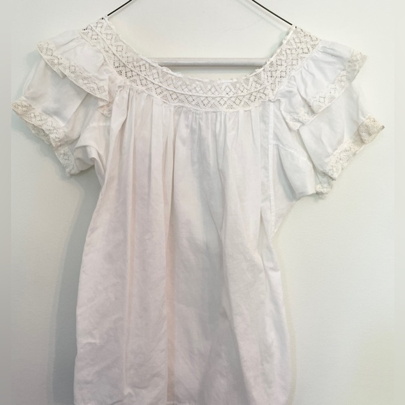 Vintage handmade peasant blouse, size 4-6 - Picture 2 of 7